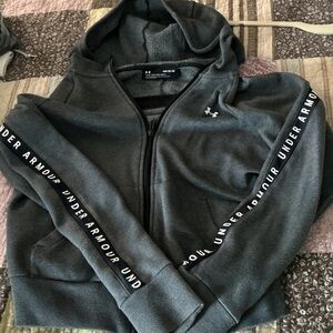 Under Armour Charcoal Full-Zip Hoodie